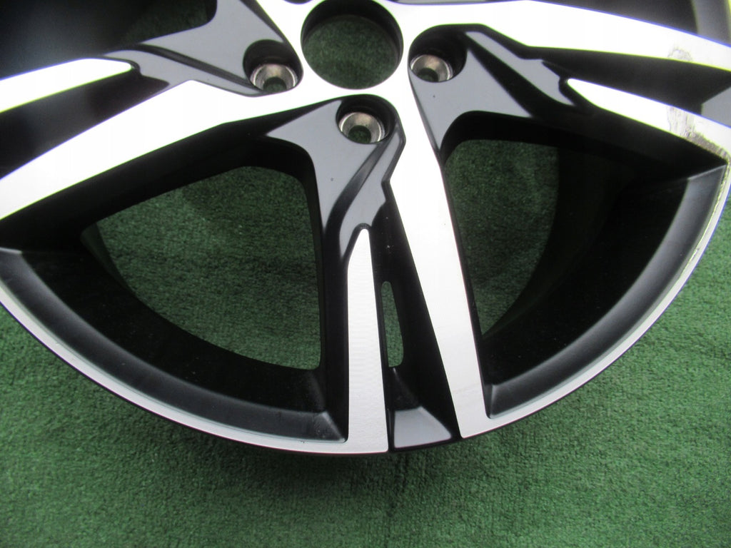 1x Alufelge 18 Zoll 7.5" 5x108 50,5ET Glanz Schwarz 31445812 Volvo Xc60 Xc40