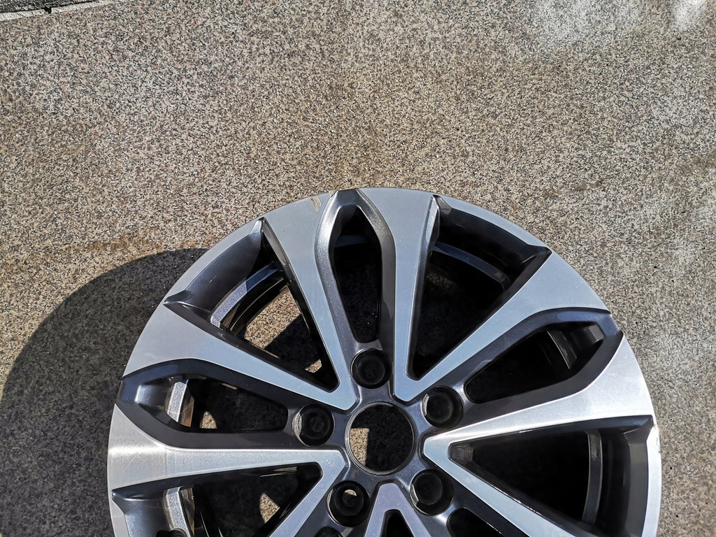 1x Alufelge 16 Zoll 6.5" 5x114.3 44ET Glanz Silber 403004651 Renault Megane 1