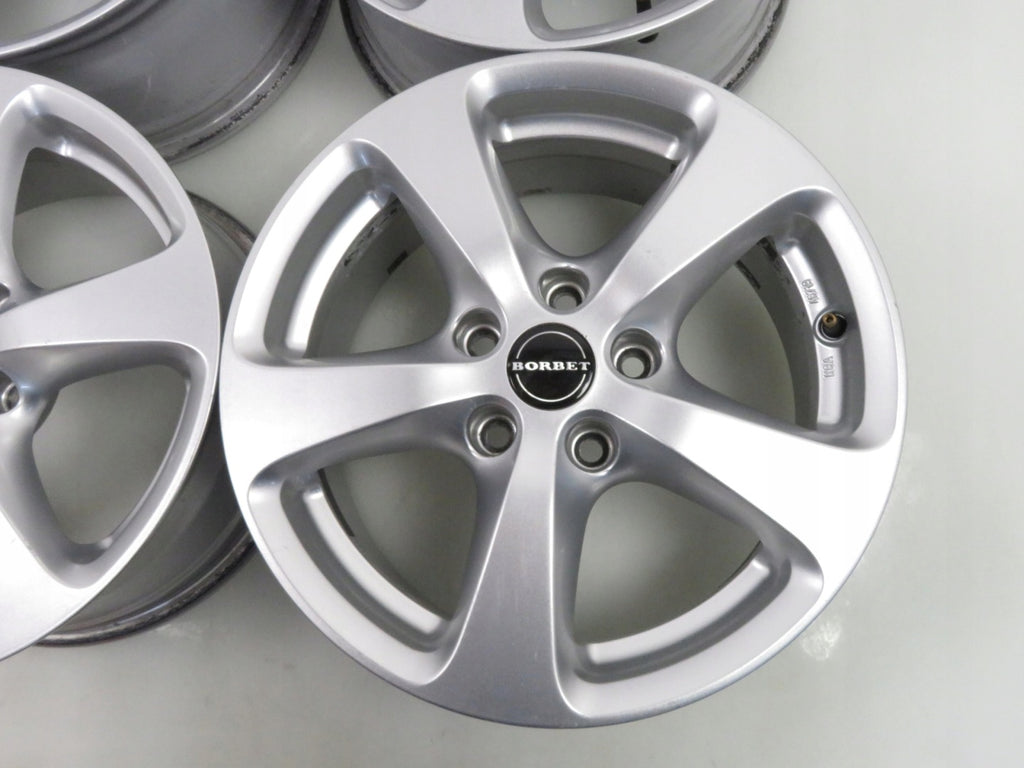 4x Alufelge 16 Zoll 7.0" 5x112 40ET Silber KBA46719 Audi I Rim Wheel FEL6647462103ur