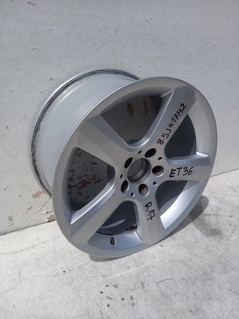 1x Alufelge 17 Zoll 8.5" 5x112 36ET Glanz Silber A1724013702 Mercedes-Benz FEL3409723126ht