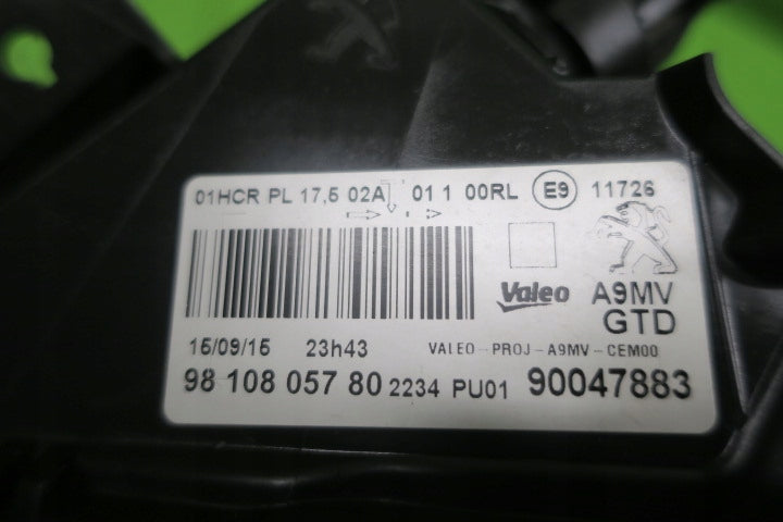 Frontscheinwerfer Peugeot 208 9810805780 LED Links Scheinwerfer Headlight SCH3093577707ad