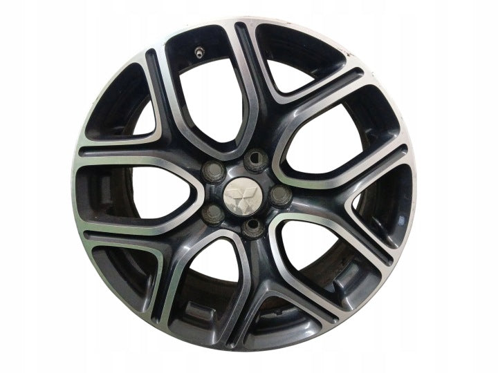1x Alufelge 18 Zoll 7.0" 5x114.3 38ET Glanz Schwarz Mitsubishi Outlander Iii FEL3509204886yu