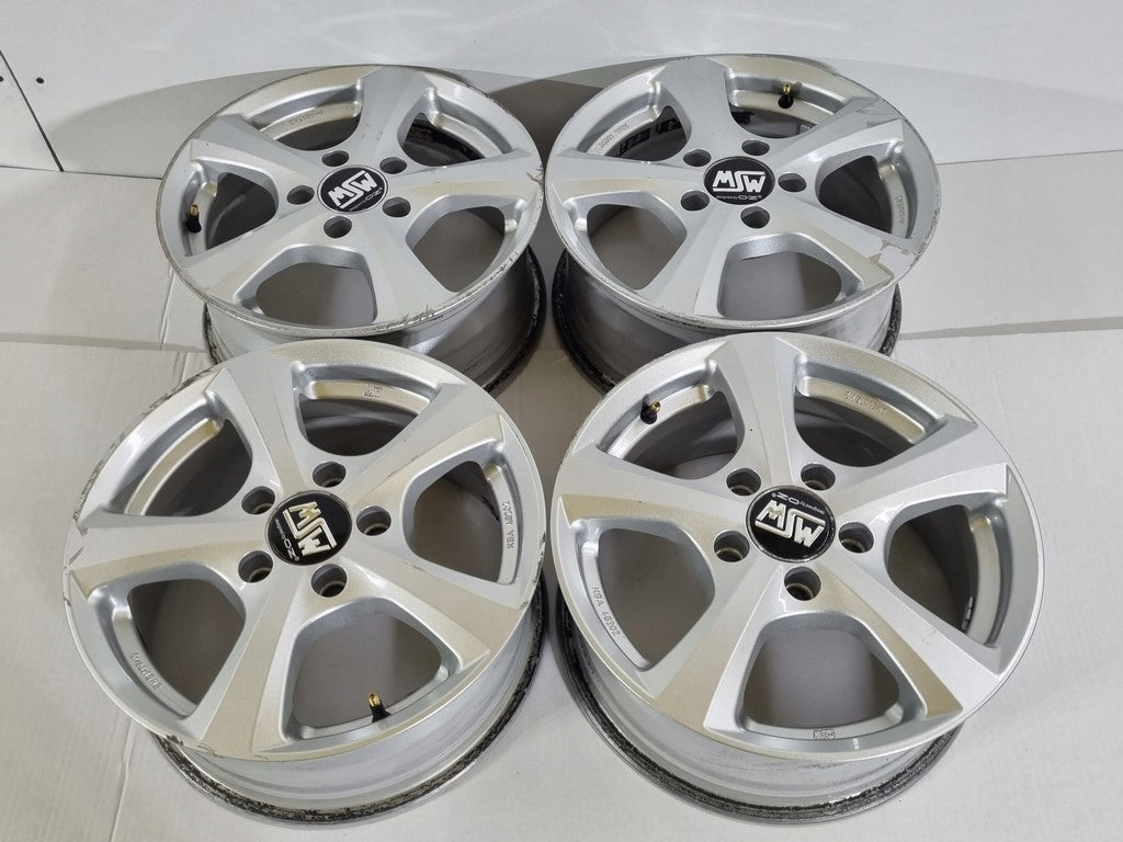 4x Alufelge 16 Zoll 6.5" 5x112 42ET KBA49261 Audi Rim Wheel FEL2331252290bc