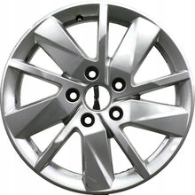 Load image into Gallery viewer, 1x Alufelge 16 Zoll 6.5&quot; 5x112 48ET Glanz Silber 2K7601025 Vw Rim Wheel