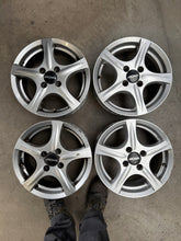 Laden Sie das Bild in den Galerie-Viewer, 4x Alufelge 14 Zoll 6.0" 4x100 38ET Glanz Silber Rim Wheel FEL4128476453jm