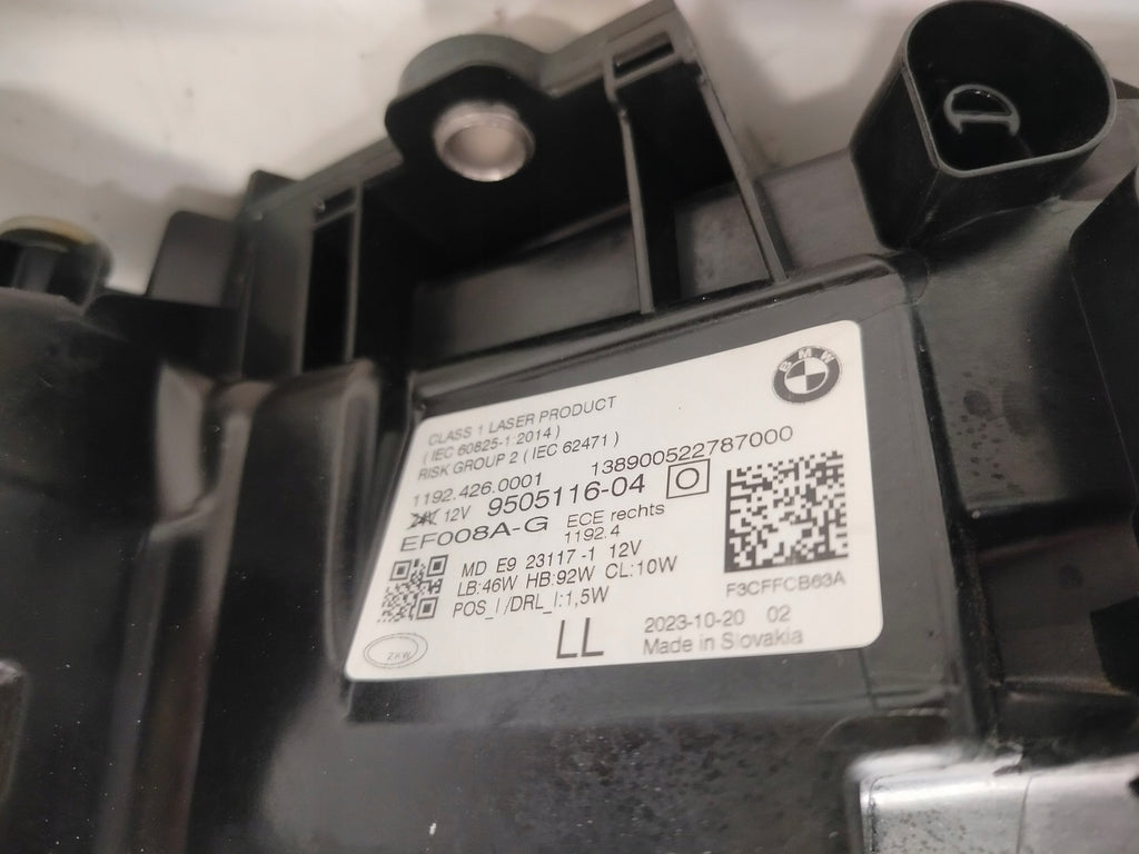 Frontscheinwerfer BMW G22 G23 G26 9505116 Laser Rechts Scheinwerfer Headlight SCH9789591720wn