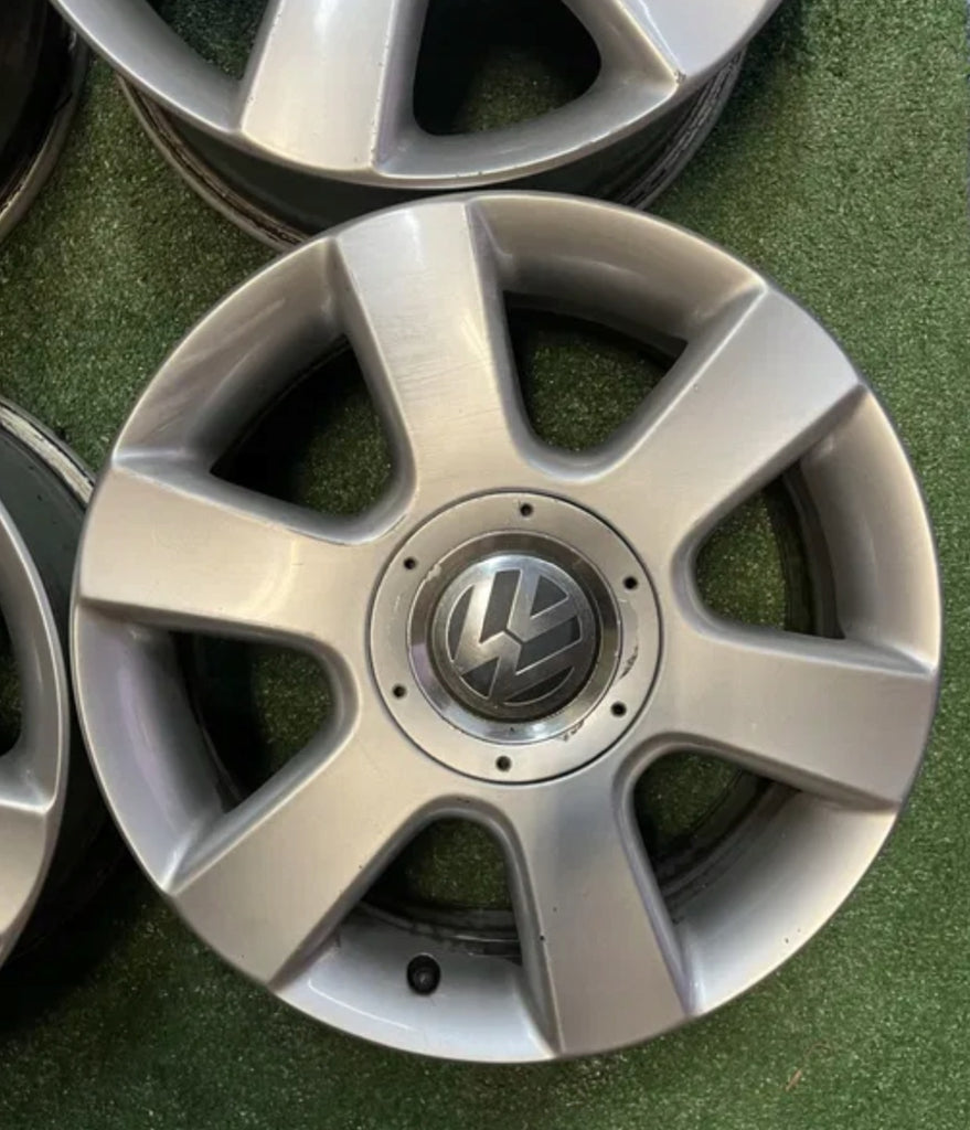 4x Alufelge 16 Zoll 6.5" 5x112 50ET 1T061025C VW Rim Wheel FEL7678538866ni