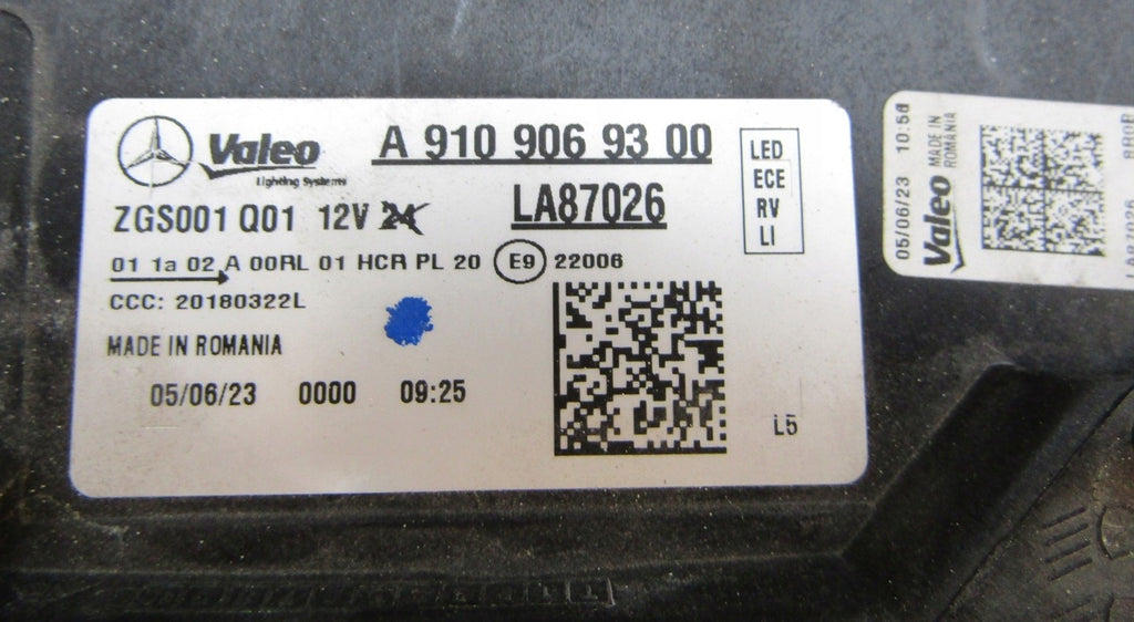 Frontscheinwerfer Mercedes-Benz Sprinter A9109069300 LED Links Headlight