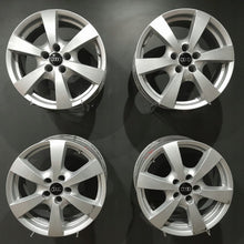 Laden Sie das Bild in den Galerie-Viewer, 4x Alufelge 17 Zoll 7.5" 5x112 37ET Silber P50775507 Audi B8 Rim Wheel FEL7580673242db