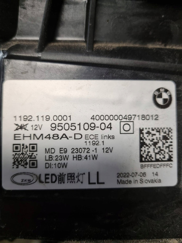 Frontscheinwerfer BMW 4 G22 G23 G26 11921190001 9505109 Full LED Links Headlight SCH3830288801ea