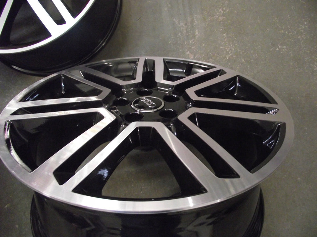 4x Alufelge 20 Zoll 8.0" 5x112 25ET Glanz Silber 4G0601025AS Audi A5 A4 FEL3685197878oi