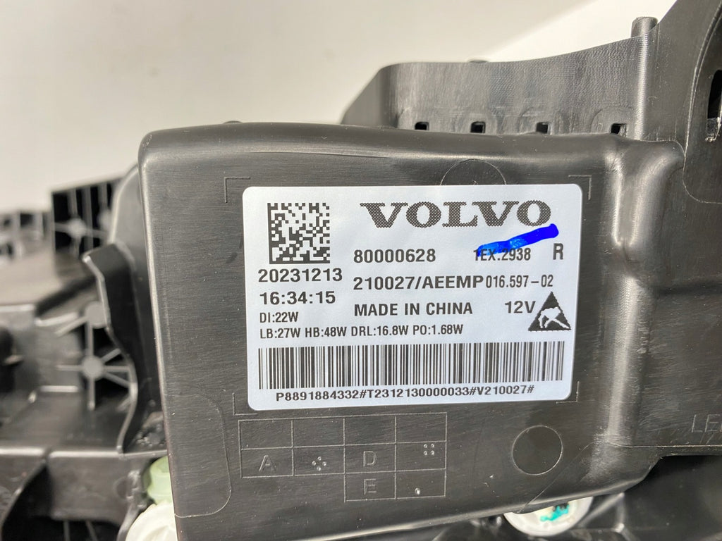 Frontscheinwerfer Volvo I 80000628 20231213 LED Rechts Scheinwerfer Headlight SCH3130580121yh
