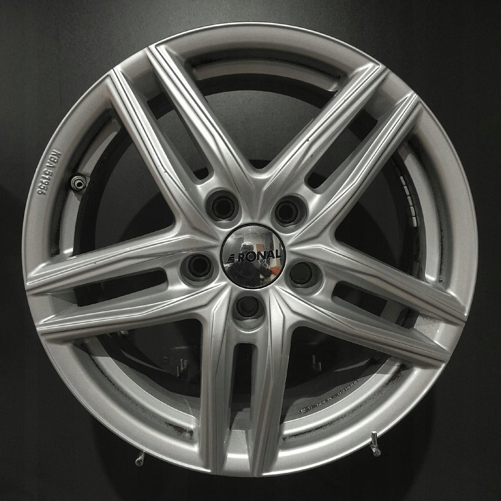 4x Alufelge 16 Zoll 6.5" 5x112 44ET Silber Mercedes-Benz W176 W177 Rim Wheel FEL3428601318md