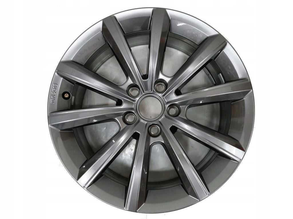 1x Alufelge 17 Zoll 6.5" 5x112 38ET Glanz Graphit 5NA071497A VW Tiguan Rim Wheel FEL9839272287zw