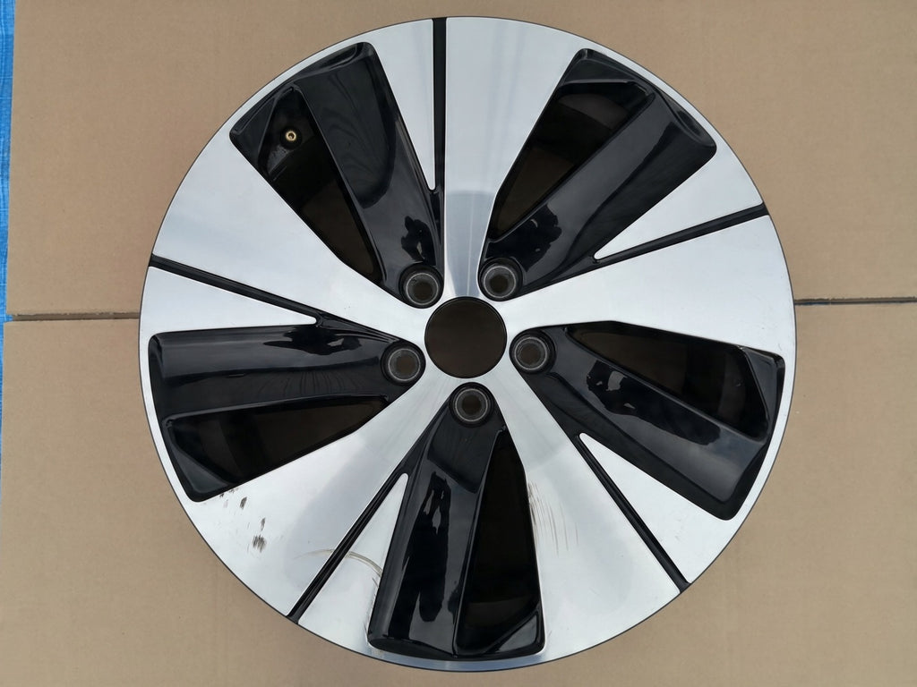 1x Alufelge 18 Zoll 7.5" 5x108 50 5ET Glanz Schwarz 31680403 Volvo Xc40