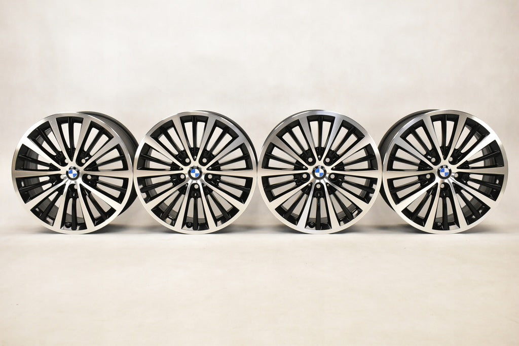 4x Alufelge 17 Zoll 7.5" 5x112 54ET Glanz Schwarz 6855090 BMW 2 Gran Active F45 FEL7196998251xd