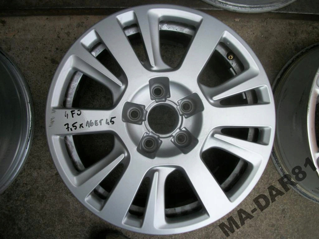 1x Alufelge 16 Zoll 7.0" 5x112 42ET Glanz Silber 4F0601025CF Audi A6 C6