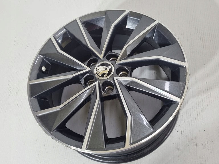 1x Alufelge 16 Zoll 7.0" 5x100 46ET 6V0601025 Mg Fabia Iii Rim Wheel FEL4899993725bj