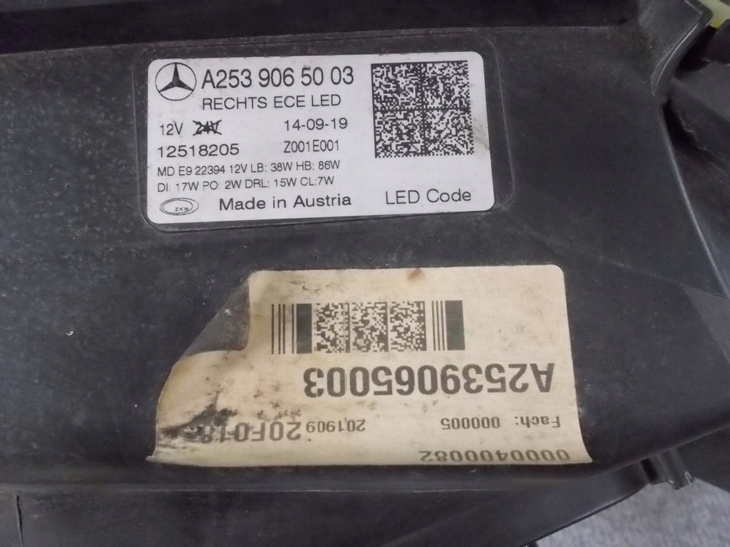 Frontscheinwerfer Mercedes-Benz Glc A2539065003 Full LED Rechts Headlight SCH4466247490yw