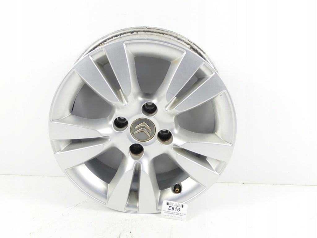 1x Alufelge 15 Zoll 6.0" 4x108 1ET Glanz 9688118277 Citroën C3 Ii Rim Wheel FEL4601374209uy