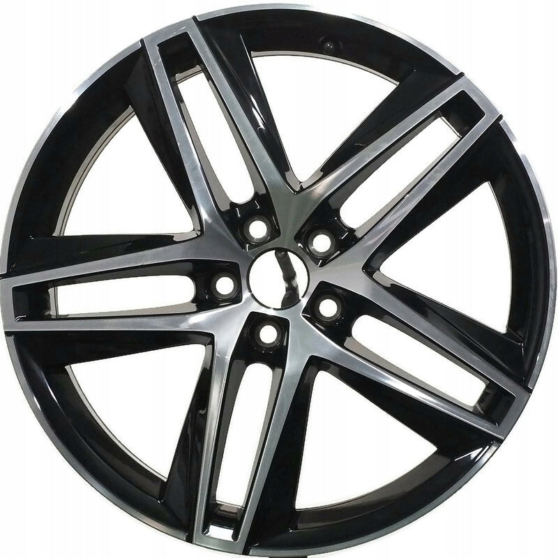 1x Alufelge 18 Zoll 7.0" 5x100 51ET Glanz Schwarz 6F0601025 Seat Rim Wheel