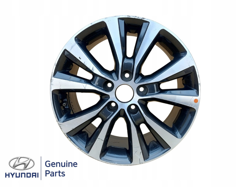 1x Alufelge 17 Zoll 7.0" 5x114.3 53ET Glanz Grau 52910-G4300 Hyundai Ix35 Mg FEL2068060565ev