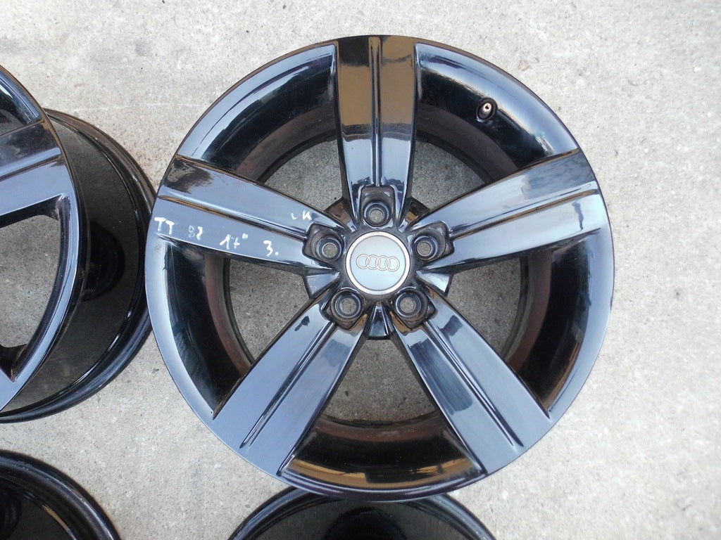 4x Alufelge 17 Zoll 8.0" 5x112 47ET Glanz 8J0601025C Audi A4 B7 Rim Wheel FEL4623063674cq