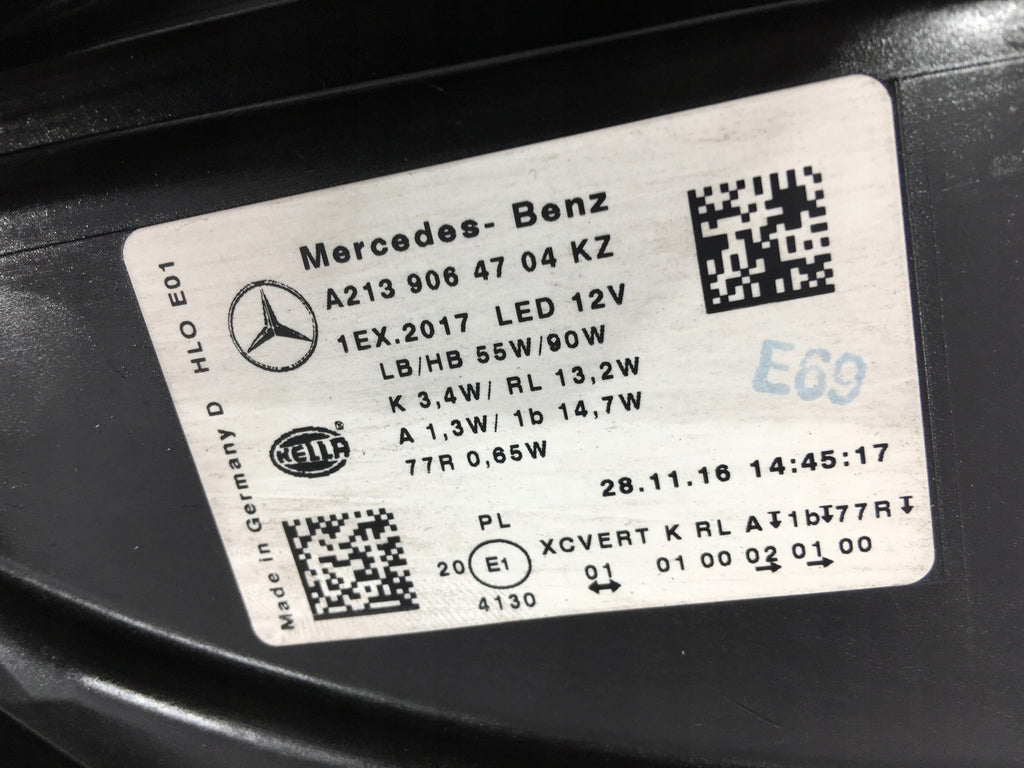 Frontscheinwerfer Mercedes-Benz W213 A2139064704 Full LED Links Headlight SCH7743490634yr