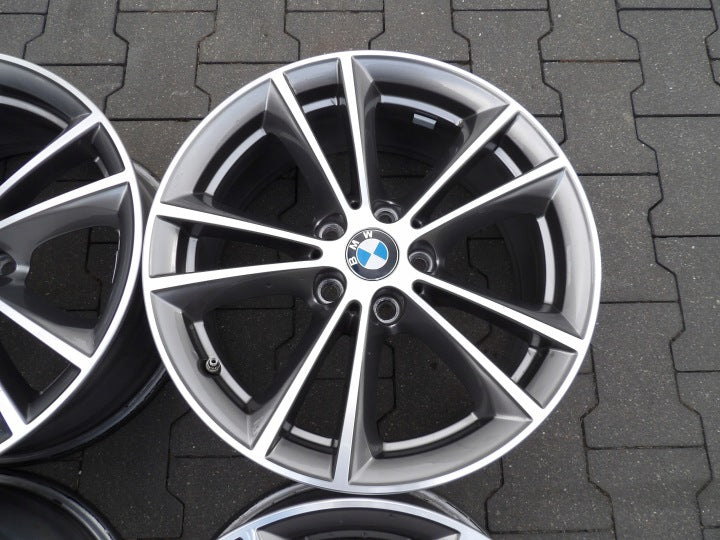 4x Alufelge 17 Zoll 7.5" 5x112 27ET Glanz Graphit BMW 5 G31 Rim Wheel FEL9130290842sq