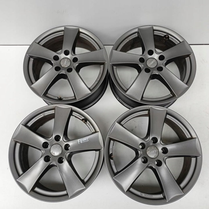 4x Alufelge 17 Zoll 7.0" 5x112 40ET Glanz Grau Audi Q3 I Kodiaq Tiguan Rim Wheel FEL4829560169ct