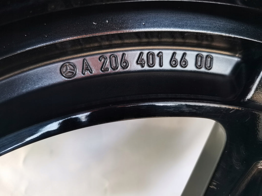 1x Alufelge 18 Zoll 9.0" 5x112 58ET Glanz Graphit A2064016600 Mercedes-Benz W206