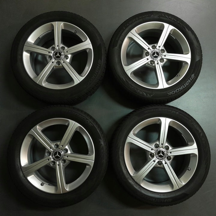 4x Alufelge 17 Zoll 6.5" 5x112 44ET Glanz Silber A1774011200 Mercedes-Benz W177 FEL1934982230bu