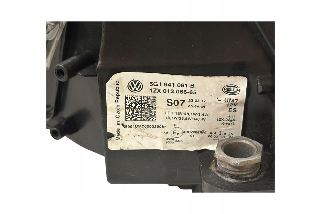 Frontscheinwerfer VW Golf VII 5G1941081B Links Scheinwerfer Headlight SCH6318503605fh