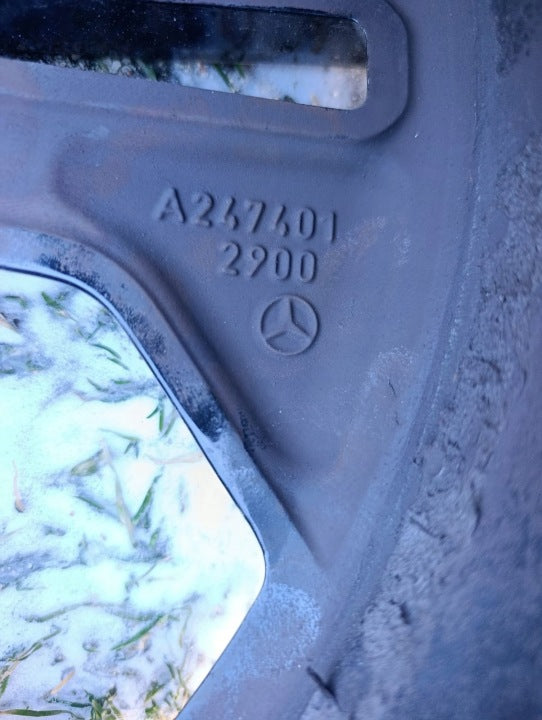 1x Alufelge 18 Zoll 7.5" 5x112 53ET Glanz Schwarz A2474012900 Mercedes-Benz W247 FEL6215370437sx