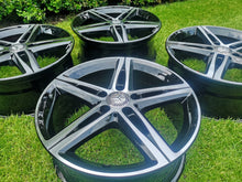 Load image into Gallery viewer, 4x Alufelge 18 Zoll 7.5&quot; 5x112 49ET Glanz Schwarz A1774010700 Mercedes-Benz