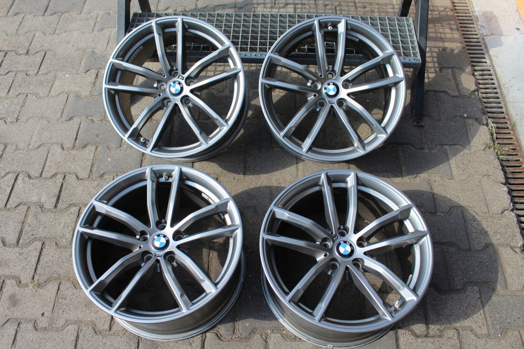 4x Alufelge 18 Zoll 8.0" 5x112 30ET Glanz Graphit 7855081 BMW 5 G31 G30 Mg FEL5867328540yx