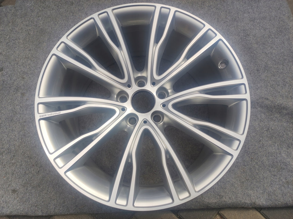 1x Alufelge 20 Zoll 10.0" 5x120 40ET Glanz Silber 7847310 BMW X5 F15 F16 FEL9566830878ge