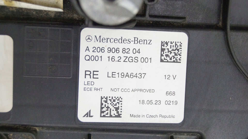 Frontscheinwerfer Mercedes-Benz A2069068204 LED Rechts Scheinwerfer Headlight SCH9273901236kx