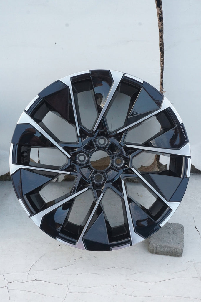 1x Alufelge 17 Zoll 7.0" 4x100 37ET Glanz Schwarz 403000990R Renault Clio 1 FEL5906121583ay