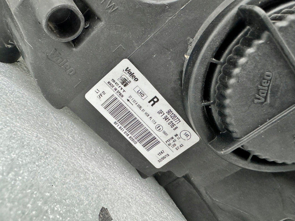 Frontscheinwerfer Seat Ibiza 5F1941016B Rechts Scheinwerfer Headlight