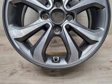 Laden Sie das Bild in den Galerie-Viewer, 1x Alufelge 15 Zoll 6.0" 4x100 47ET Glanz Grau 52910C8800 Hyundai I10 Mg FEL4645956473km