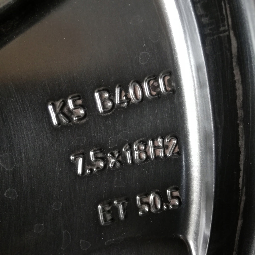 1x Alufelge 18 Zoll 7.5" 5x108 50 5ET 31680403 Volvo V60 S60 Xc60 Rim Wheel FEL3474965746hm