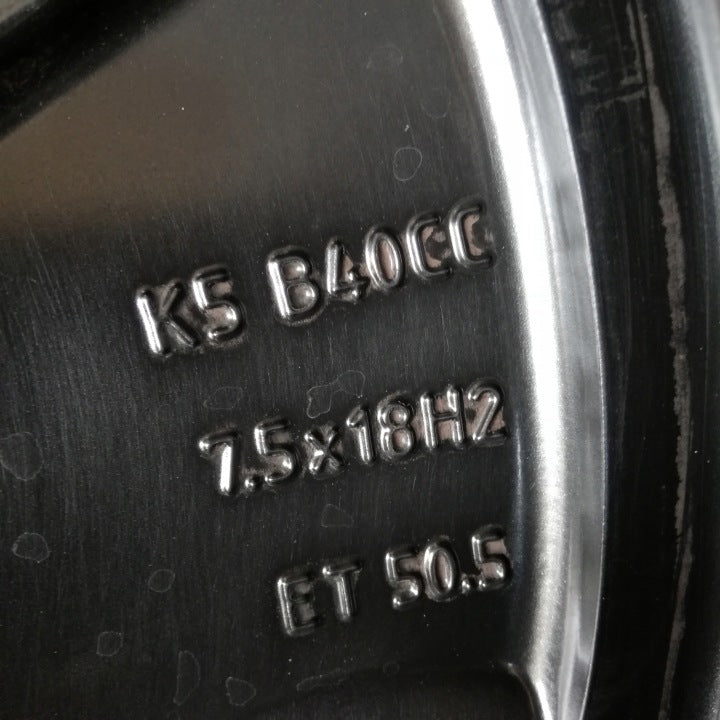 1x Alufelge 18 Zoll 7.5" 5x108 50 5ET 31680403 Volvo V60 S60 Xc60 Rim Wheel FEL2800140733bv