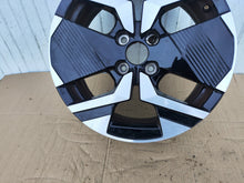 Load image into Gallery viewer, 1x Alufelge 17 Zoll 6.5" 4x100 32ET Glanz Schwarz 9849269080 Peugeot 208 FEL3534403007tz