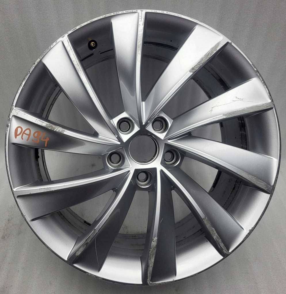 1x Alufelge 18 Zoll 8.0" 5x112 44ET Glanz Silber 3V0601025AL Skoda Superb Iii FEL7348107106wk