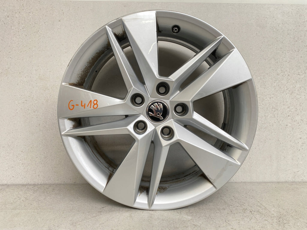 1x Alufelge 17 Zoll 6.5" 5x112 41ET 3V0601025BH Skoda Superb Octavia Rim Wheel FEL7128466221od