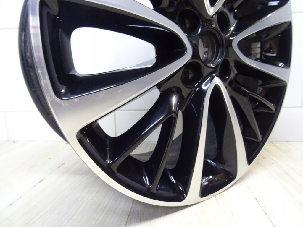 1x Alufelge 17 Zoll 7.0" 4x100 44ET Glanz Schwarz 13445918 Opel Corsa E FEL1288373748ss