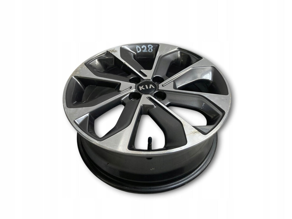 1x Alufelge 17 Zoll 6.5" 4x100 49ET Glanz Silber 52910-H8500 Kia Stonic Mg FEL1085553408mz