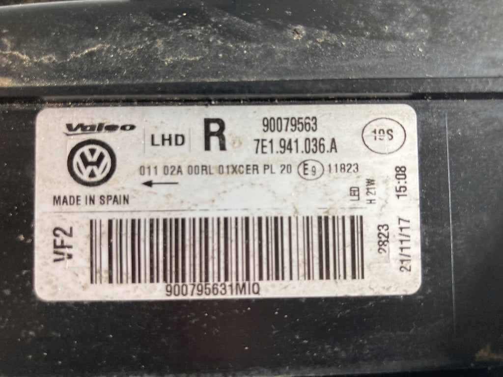 Frontscheinwerfer VW Transporter 7E19419036A LED Rechts Scheinwerfer Headlight SCH9571640359cu