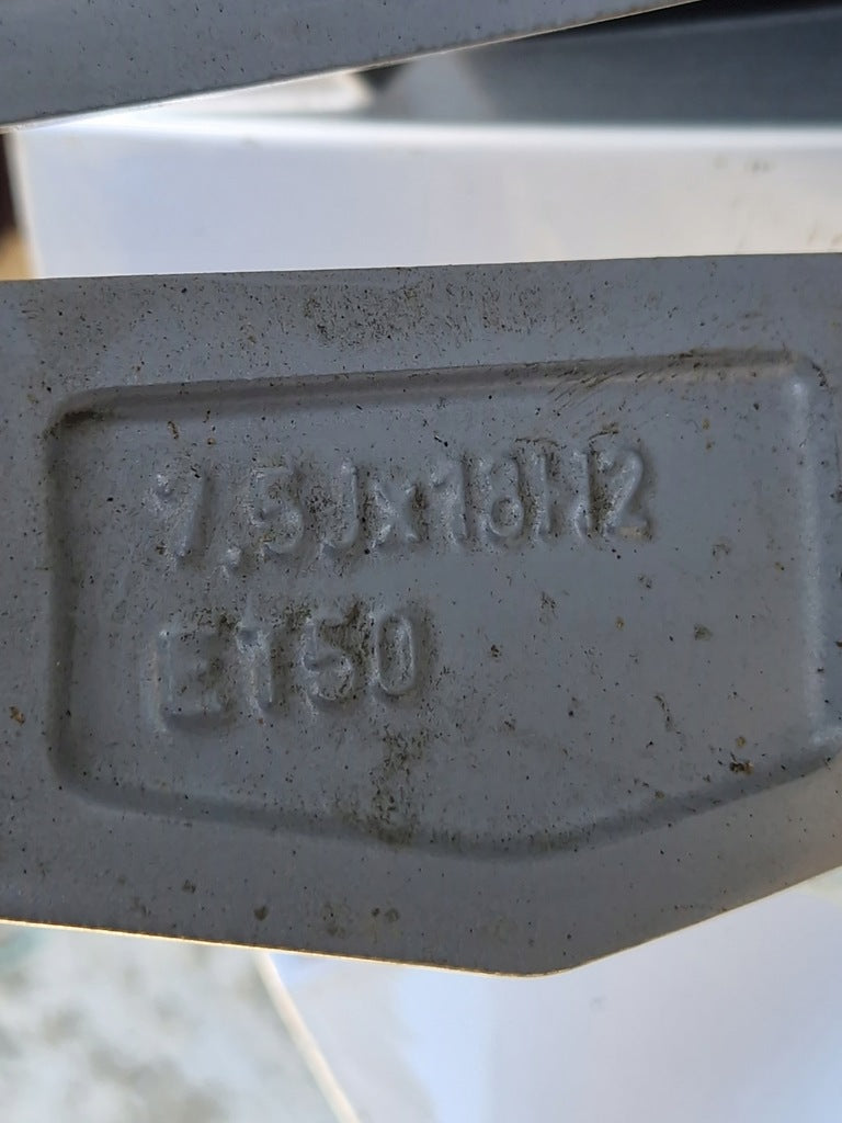 1x Alufelge 18 Zoll 7.5" 5x112 50ET Glanz Silber 10A071498 VW Rim Wheel FEL7777158204cb